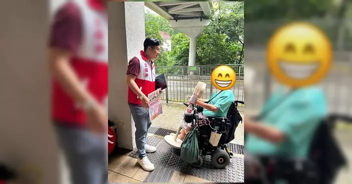 古偉冰水泉澳設選民登記街站 提醒6月2日截止