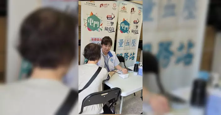 三聖關愛隊第28次免費量血壓服務 歡迎街坊關心健康