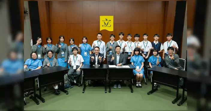 林振昇李廣宇參與立法會交流計劃 與聖馬可中學師生探討公共議題