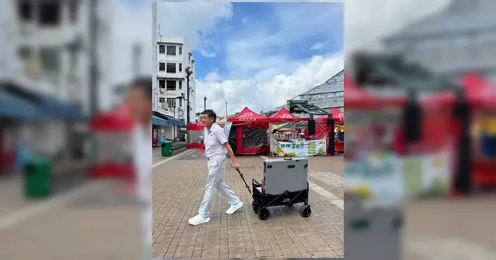 陳權軍李天賜王水生團隊西貢設流動街站 派發愛心飯盒換領券