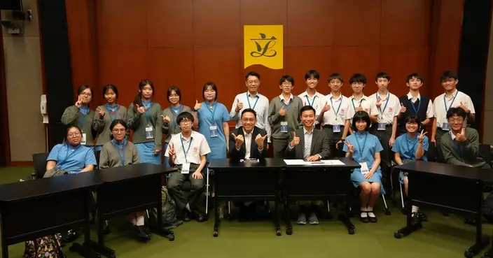 李廣宇與聖馬可中學師生 暢談生涯規劃與AI未來