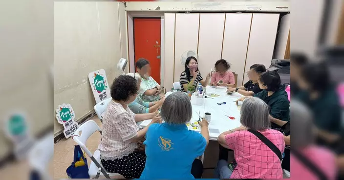 屯門興澤關愛隊舉辦園藝班 居民投入手作時光放鬆身心