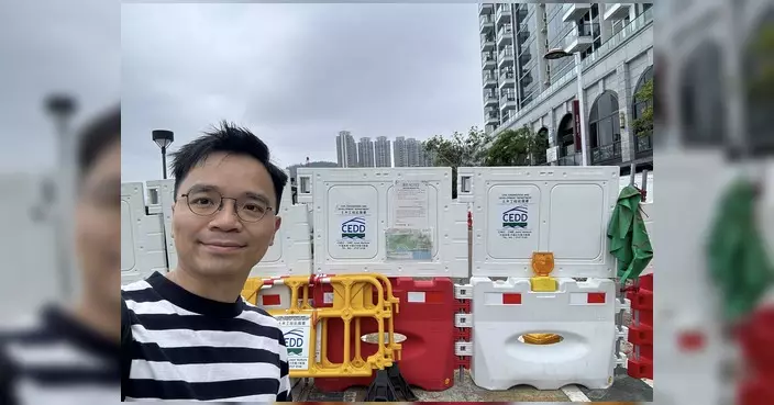 張美雄匯報將軍澳南海濱長廊復修進展 土拓署加建擋水牆應對風季