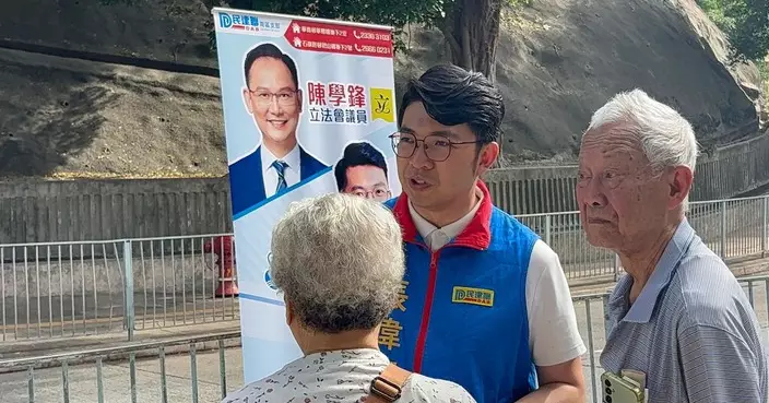 張偉楠團隊華富早站派工作報告 聽取居民反映蚊患鼠患問題