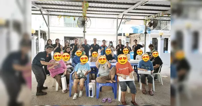侯漢碩聯同河套區發展團隊探訪護老中心 與長者共度歡樂午後