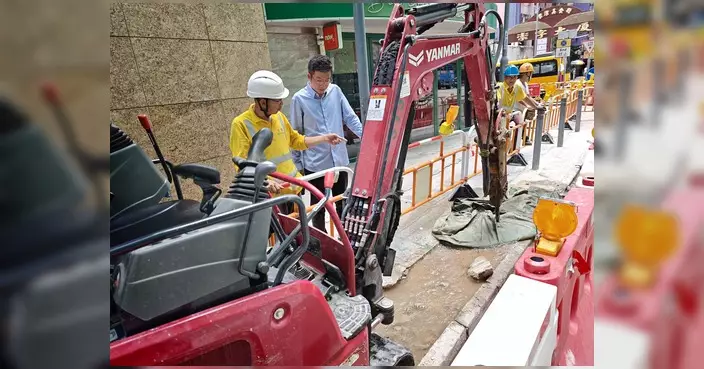林博發緊急供水通知 環安街水管爆裂下午搶修暫停鹹水供應