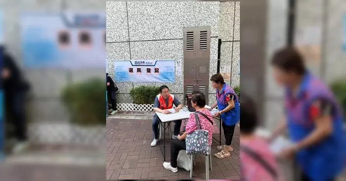 柯創盛油麗邨設選民登記街站 籲合資格市民6月2日前登記