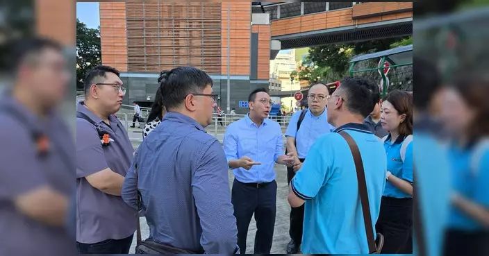 林偉江聯同港鐵路政署視察南港島線西段 提三大訴求優化走線