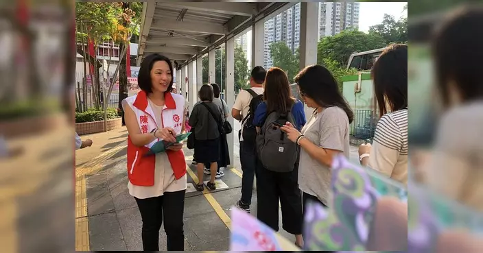 視察新田圍巴士服務 陳善明發現三線共用站致擠塞