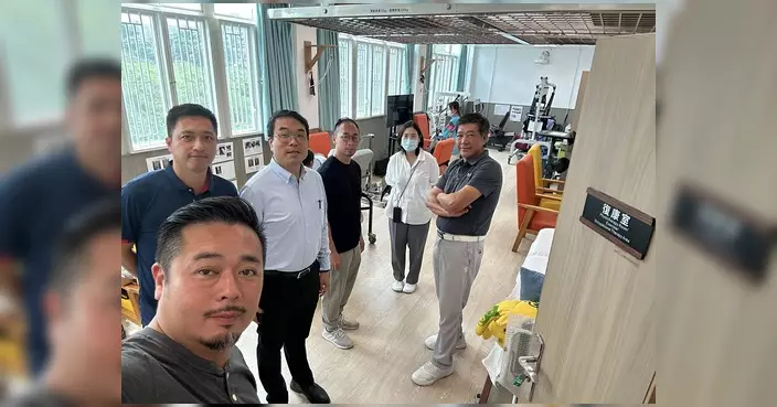 陳權軍聯同多區議員考察靈實蠔涌頤養院