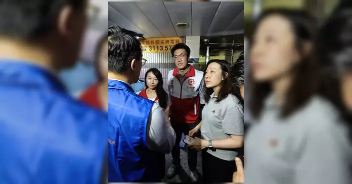 陳穎欣團隊現場跟進荃灣中心大停電停水事故 預計最快明午恢復供電