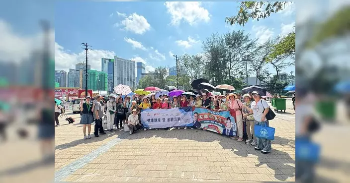 麥成灝組織街坊參與家鄉市集嘉年華 專車接送滿載而歸
