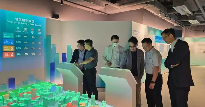 九龍城區議員參觀市區更新探知館 了解重建項目多元可能性