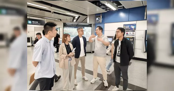 楊永杰與林博視察土瓜灣站 促港鐵改善無障礙設施及增真人服務