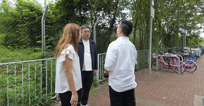 馮沛賢聯同民政署路政署視察屯門虎地花海 倡美化設施增設介紹牌