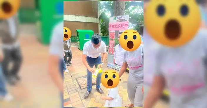 陳壇丹穗禾苑設街站派防蚊帶 提醒學童街坊預防蚊患