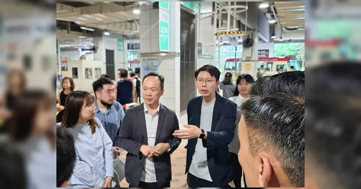 李嘉恒視察觀塘市中心交通 關注裕民坊封閉後安排