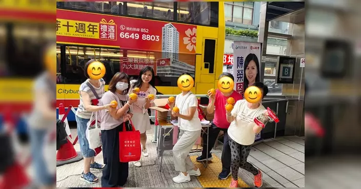 陳榮恩海怡辦愛心「粽」有您活動 跟進港鐵站漏水獲修補