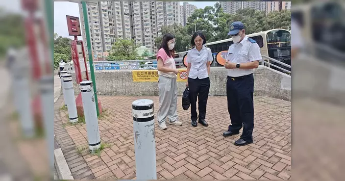 姚嘉俊陳敏娟聯同食環署視察沙田區滅蚊工作