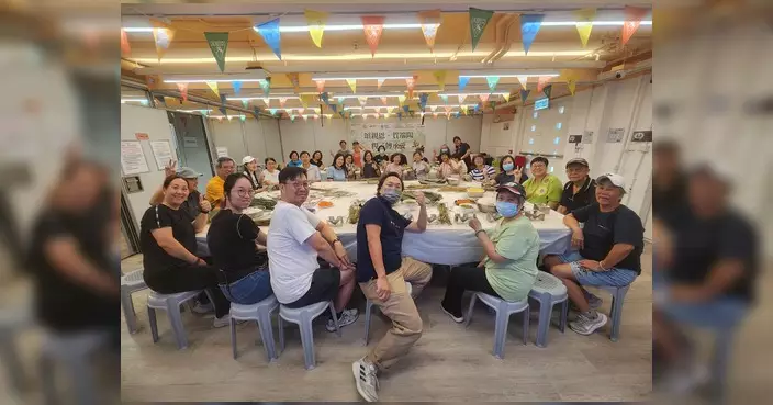 東涌中關愛隊辦包糭活動 33義工齊學傳統手藝傳遞愛心