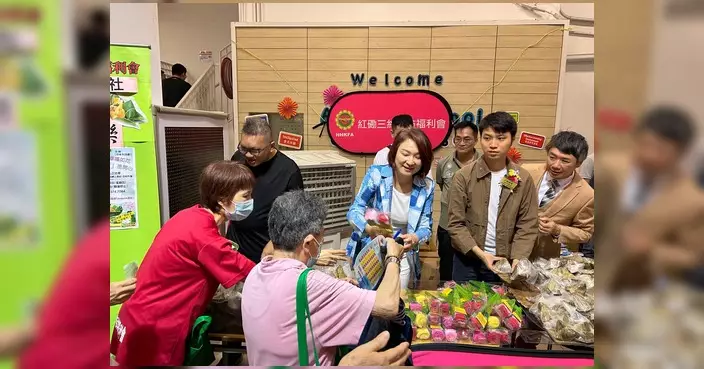 李慧琼走訪社區派花及粽子 與街坊共迎端午