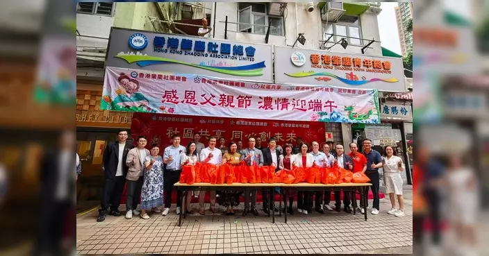 郭芙蓉出席社團端午活動 向市民派粽致敬父親節