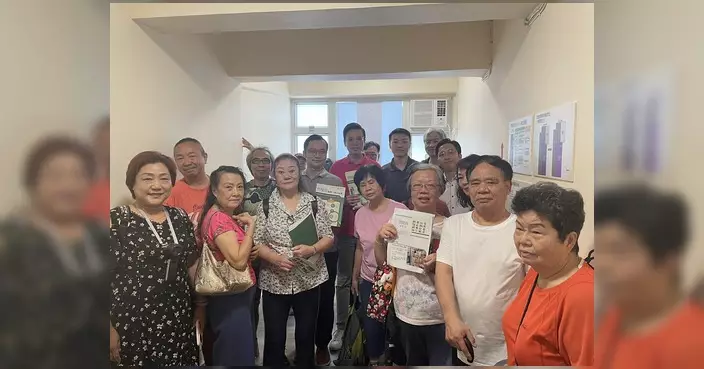 梁文廣帶業主參觀簡樸房樣板房 即場解答改裝疑難