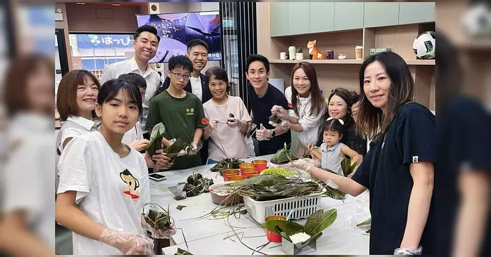 莊家彬辦兩場包糭活動 與街坊提早慶端午