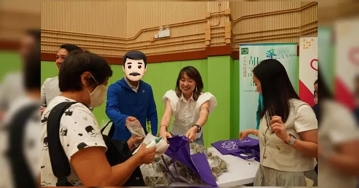 胡詩韻聯同陳凱欣及心中有晴辦防蚊講座 派發愛心粽送端午祝福
