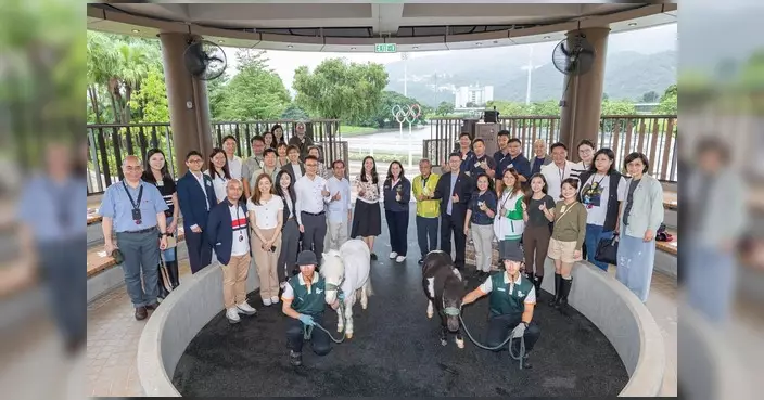 李貞儀到訪彭福公園小馬大本營 了解馬術體驗設施