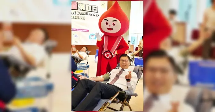 邱達根響應立法會捐血日 籲市民支持捐血救人