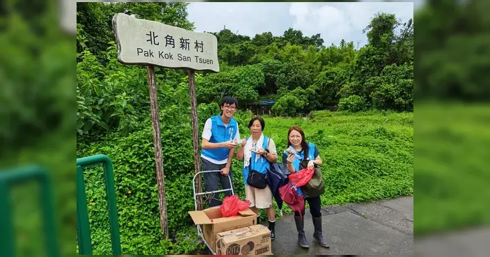 離島區關愛隊辦端陽粽子贈耆英活動 南丫島多區派粽送暖