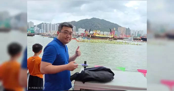 馮沛賢出席屯門龍舟決賽 與街坊共慶端午佳節