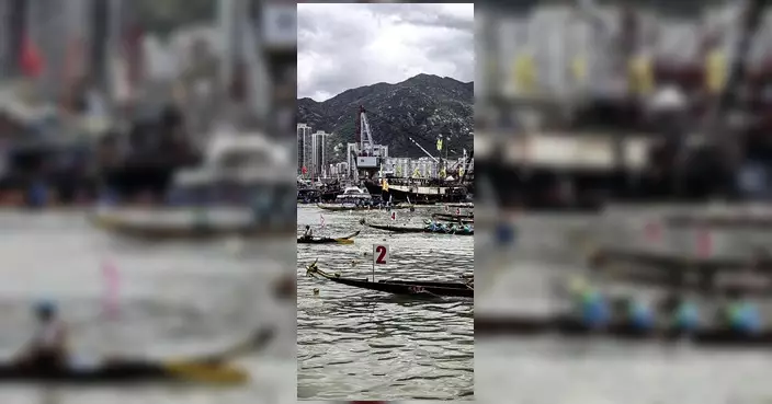 李超雄到場支持屯門龍舟競渡 讚賽事熱鬧滿載傳統氣氛