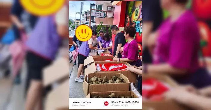 「慶回歸•敬父恩•糉是有情」 何曉雯風雨無阻派糉送暖