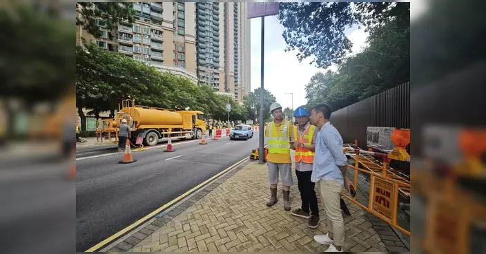 東涌文東路緊急喉管維修 部分快線臨時封閉一周