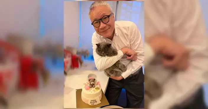 管浩鳴為愛貓慶祝12歲生日 感性發文呼籲關注動物權益