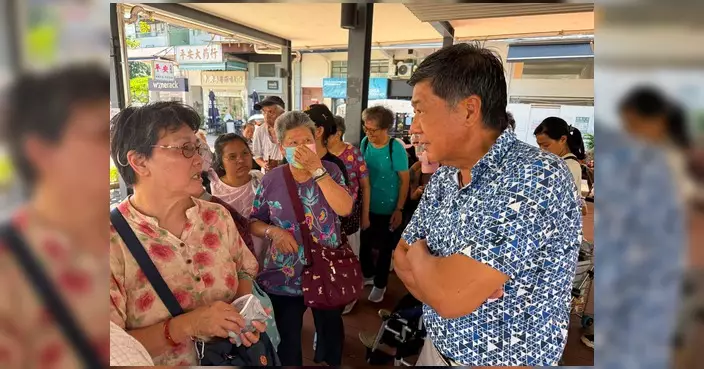 陳權軍議員聯同團隊西貢設流動街站 派發愛心素食飯盒換領券