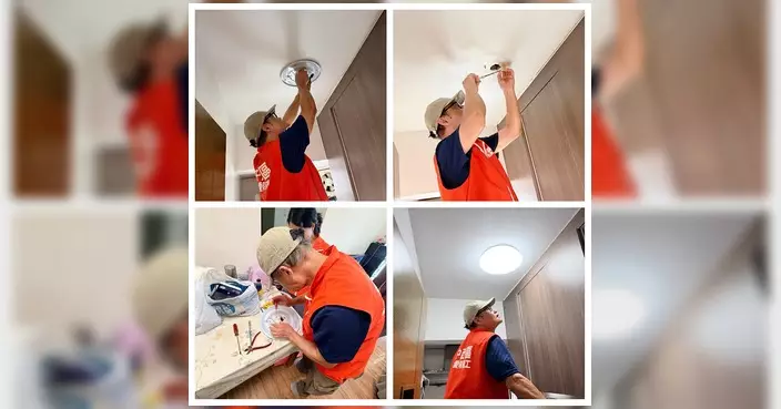 寶翠小區關愛隊上門維修 助兩戶雙老長者解決家居問題