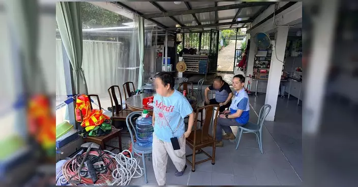 掃管笏關愛隊探訪小秀村 為暴雨受災居民送關懷