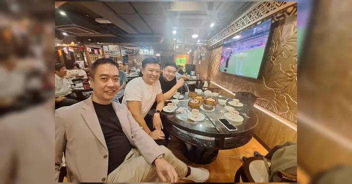鄭泳舜嘆早茶睇世界盃 親身體驗體育盛事帶動經濟效應