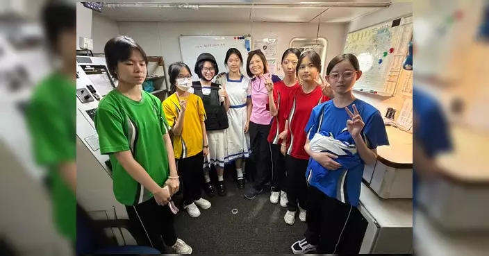 深水埗區少年警訊帶領學生參觀水警基地 親身體驗海上執勤