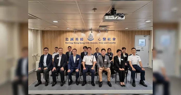 將軍澳警區舉行少年警訊名譽會長會委任儀式
