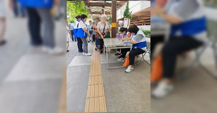 湖景關愛隊每周三設街站 量血壓兼分享社區資訊