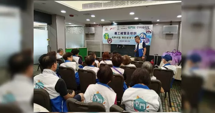 翠興關愛隊辦雨季防蚊培訓 義工獲發局長感謝狀