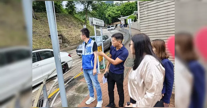 林博聯同運輸署代表視察歌和老街交界 跟進交通安全隱憂