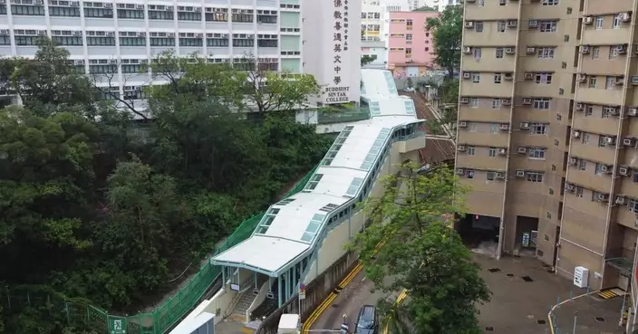 興盛路至大窩口道行人通道系統啟用 連接葵興站與葵盛東邨