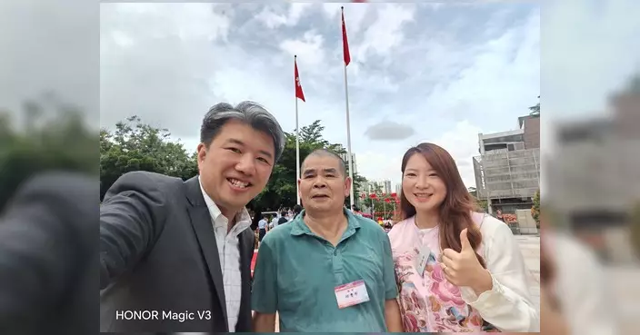 劉姚社區工作室與街坊同賀回歸 觀看建黨105周年大會直播
