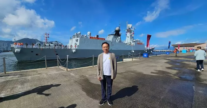 南寧艦衡陽艦訪港五日 李家超周霽出席昂船洲歡迎儀式