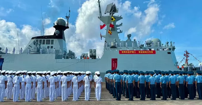 南寧艦衡陽艦訪港五日 楊英瀚出席歡迎儀式見證「中華神盾」氣勢